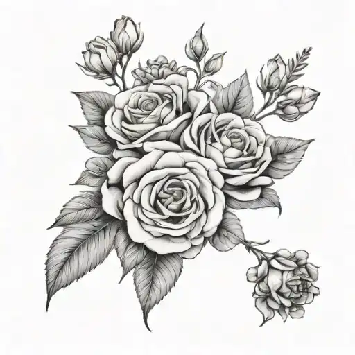 Birth Flower Bouquet