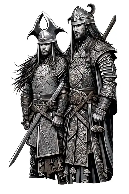Templar And Samurai