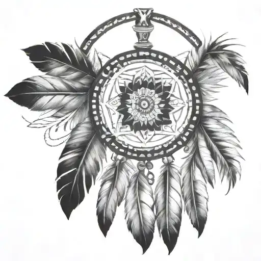 Native American Arm Piece With Cherokee-inspired Elements