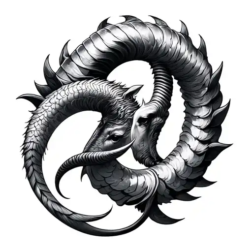 Gemini Intertwined Capricorn