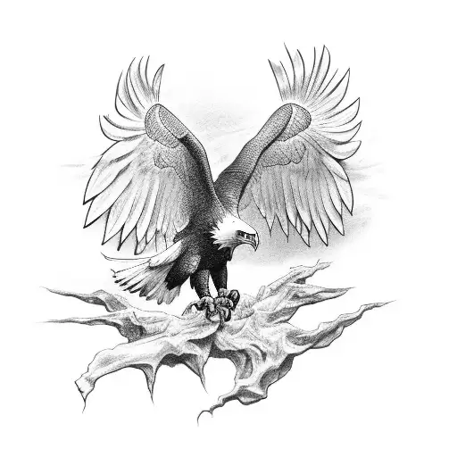 Eagle With Something In Its Claw