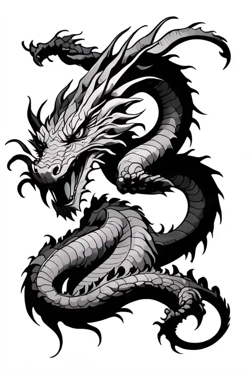 Dragon On A Mountain