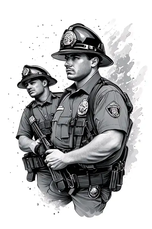 Police And Firefighters