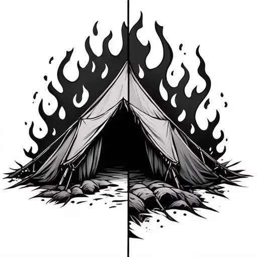 Half Tent Half Fire