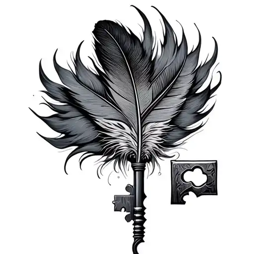 Key And Feather