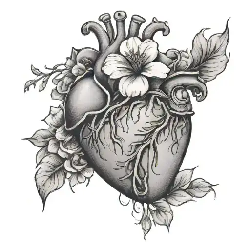 Human Baby Inside Heart