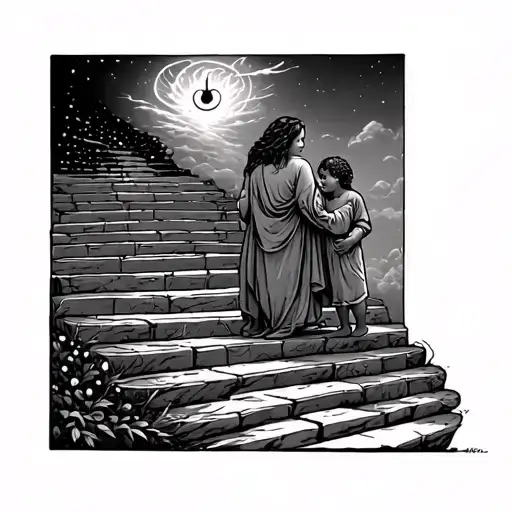 Stairway To Heaven With Child