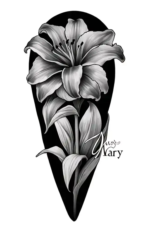 Lily's With The Name Mary Hidden