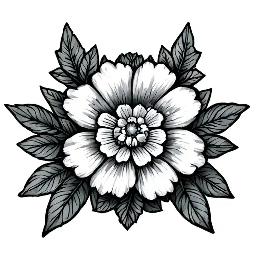 Celtic Inspired With A Forget Me Not Flower