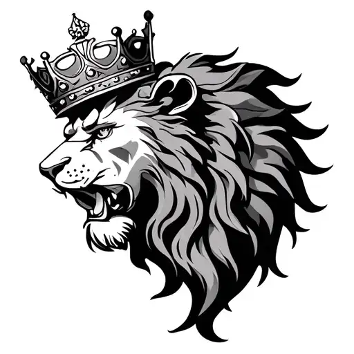 Scottish Lion With A Crown