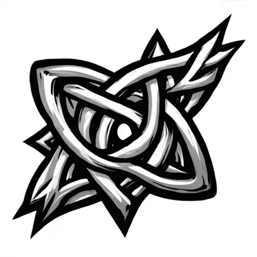 Witch Knot Incorporating Stars