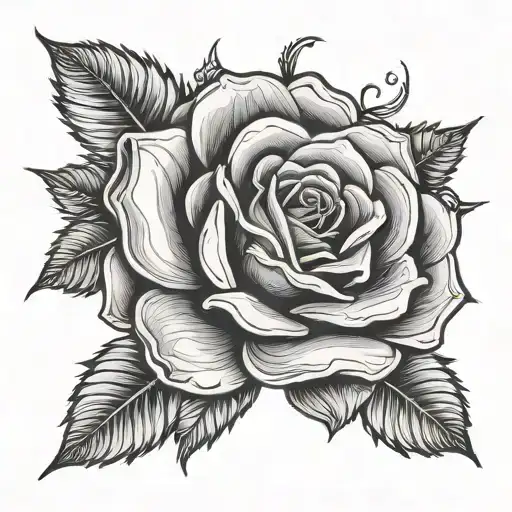 Rose Made From Surrounding Smoke Rising