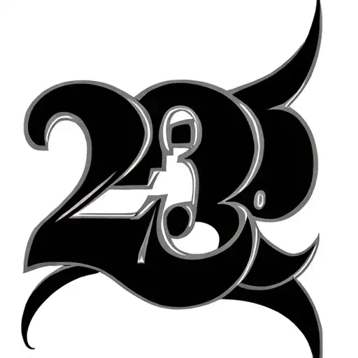 Number 23 In A Open Circle