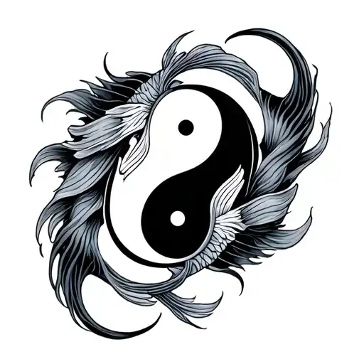 Yin And Yang Fish