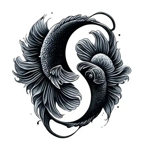 Yin And Yang Fish