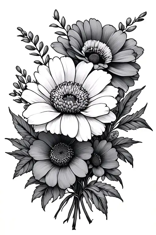 Birth Flower Bouquet