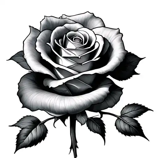 Leslie With A Rose Intertwined