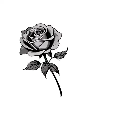 Leslie With A Rose Intertwined