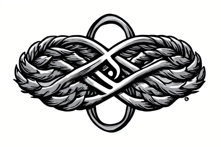 Gemini Sign Intertwined Within