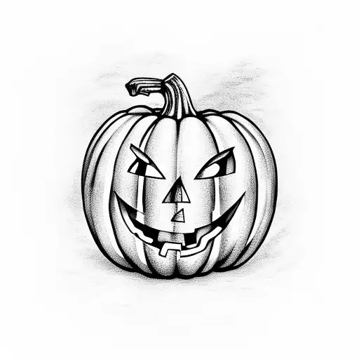 Calabaza De Halloween Con Cara Triste Y Otra Calabaza De Halloween Con Cara Contenta