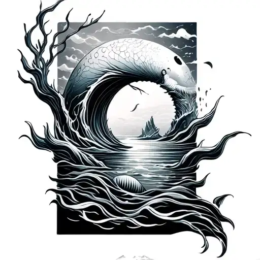 Ocean Theme Arm Sleeve