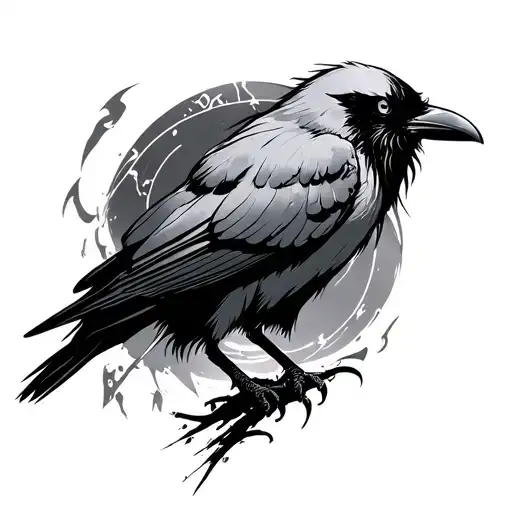 Itachi Crow With Chidori