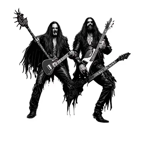 Prince Of Darkness And Randy Rhoads And Zakk Wylde And Gus G