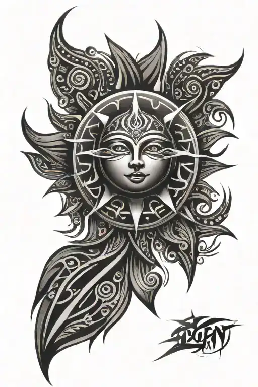 Tribal Sun Shining