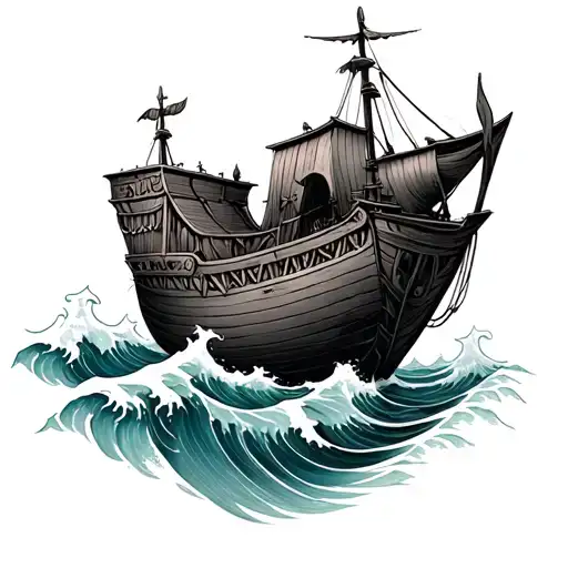 Noahs Ark Realism With Waves