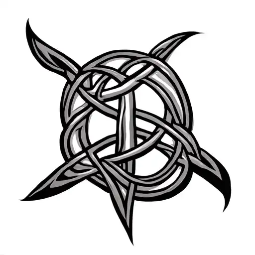 Celtic Knot Cross Surrounded