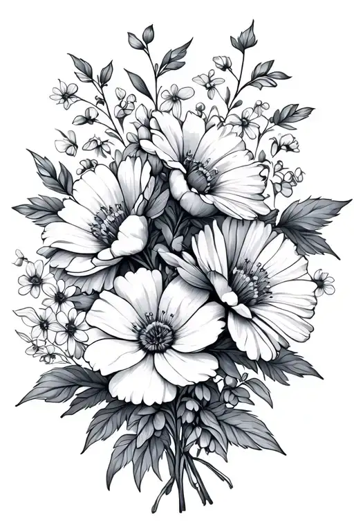 June Birth Flower Bouquet