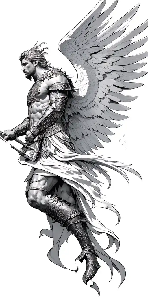 Warrior Archangel Fighting