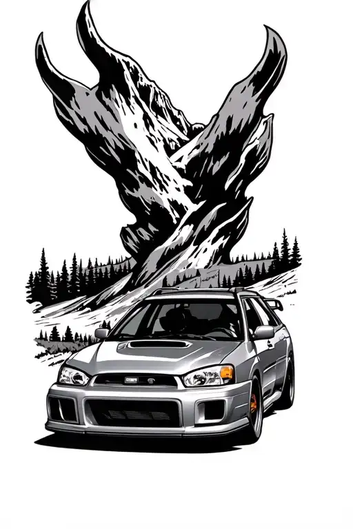 2002 Wrx Wagon Driving Mountain Road