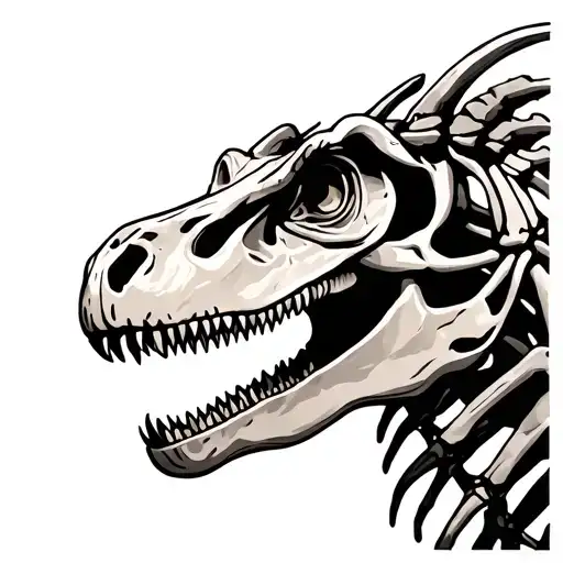 Velociraptor Fossil Skeleton