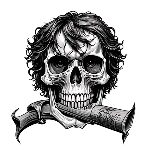 Harry Potter Skull Adorned