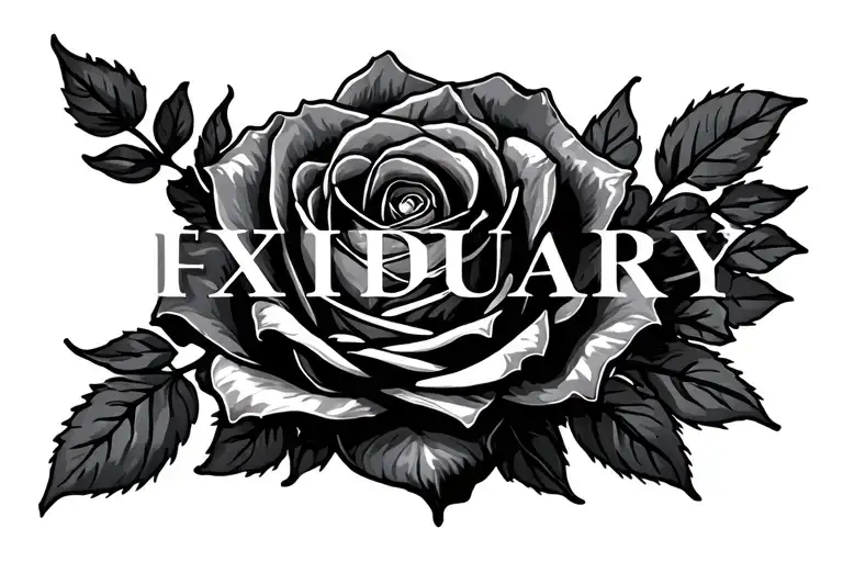 Febuary 3Rd 2025 Roman Numeral Rose