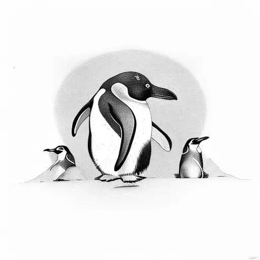 Penguin And Capibara