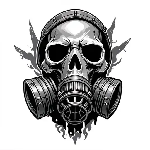 Warhammer 4K Death Korp Kreig Skull And Gas Mask