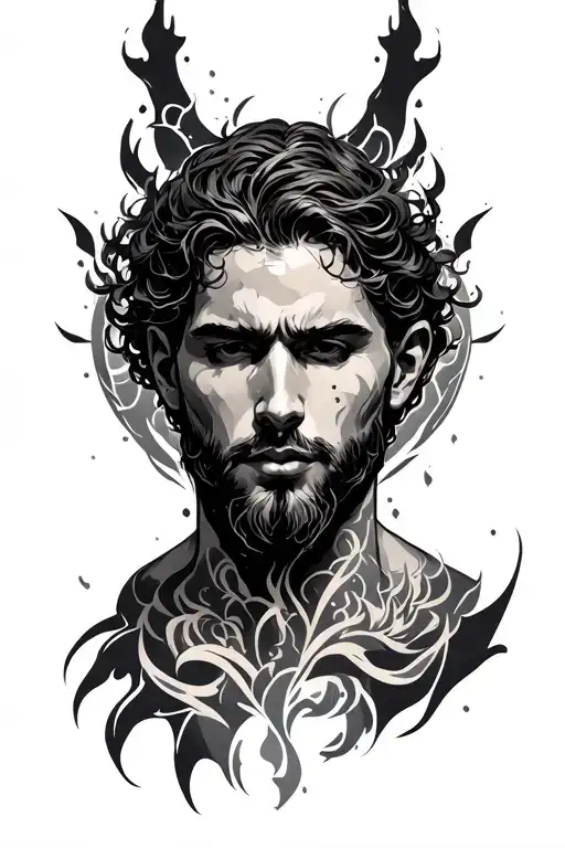 Rebirth Arm Tattoo Male