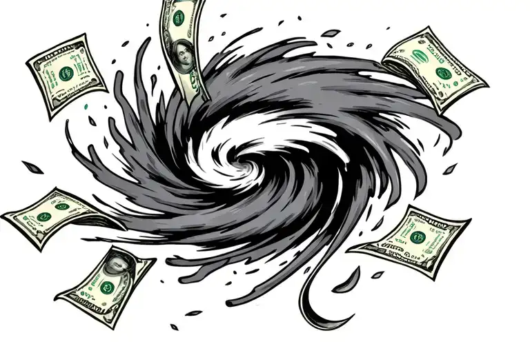 Hurricane With Money Raining