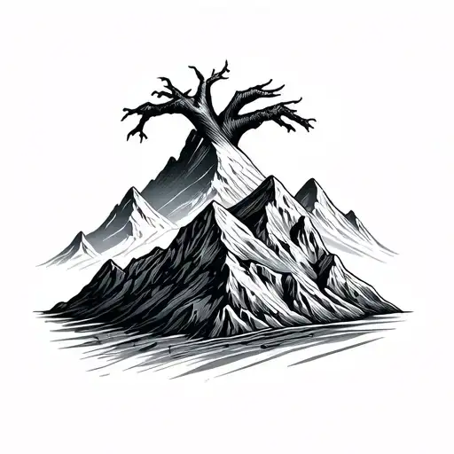 Heart Line Mountain Range