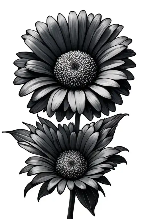 Daisy Flower With Maelyn Stem