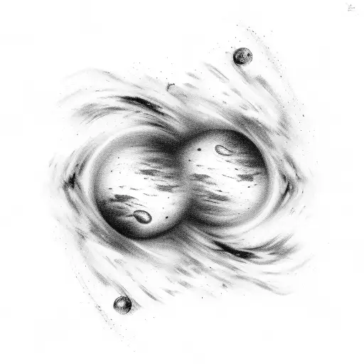 Two Big Stars In A Galaxy