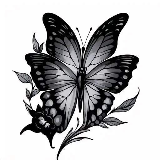 Butterfly And Semicolon