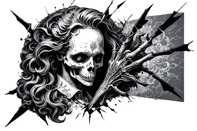 Gothic Statue Broken