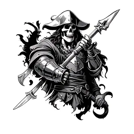 Pirates Skeloton Valor Knights Turmoil Love Realistic