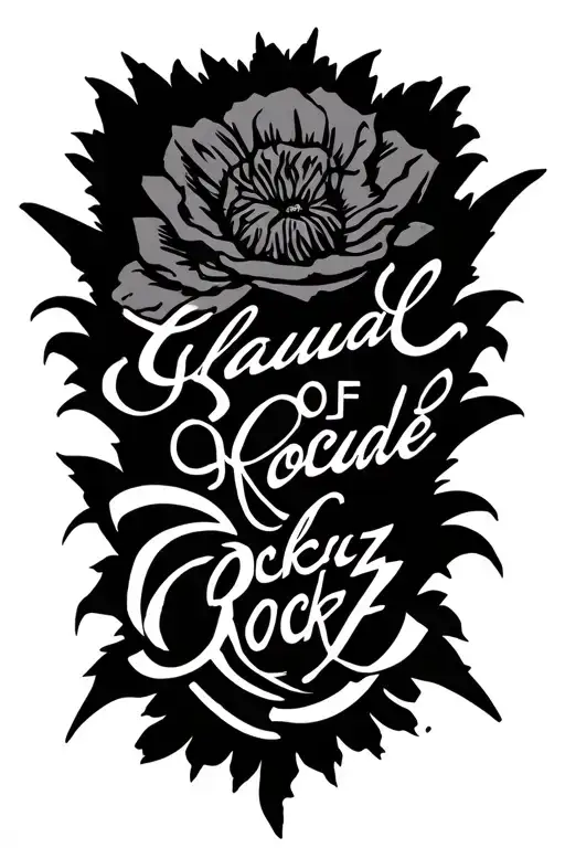 Text Saying Claude Rockz