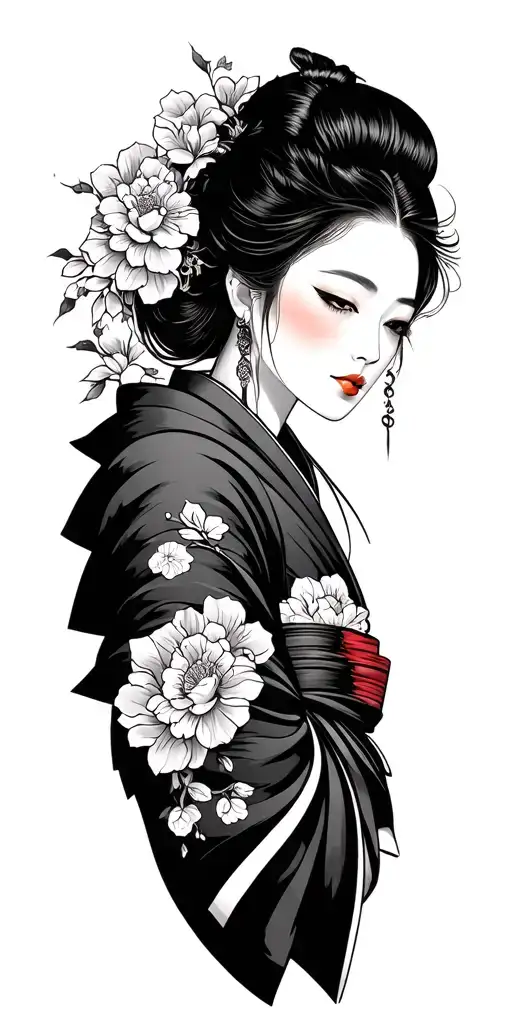 Japanese Mixed Tattoo Design