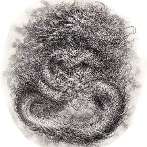 Japanese Dragon Tattoo Design