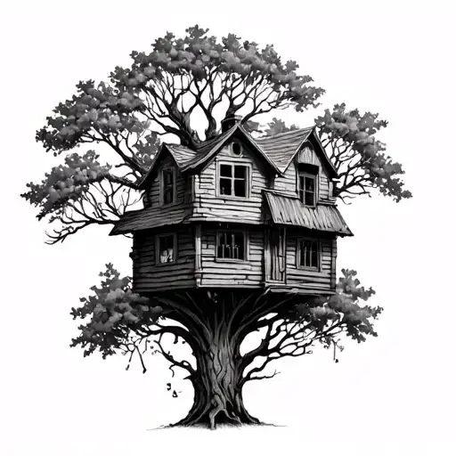 Tree House From The Movie Hereditary
